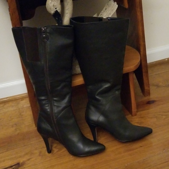 Amazing brown leather boots - Picture 4 of 8